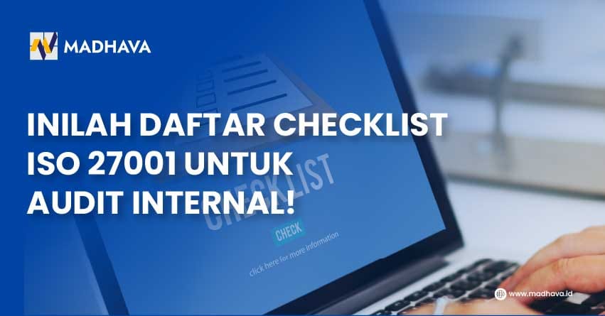 checklist iso 27001